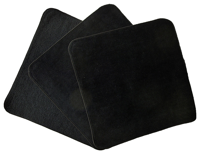 日本製シャーリング黒ミニタオル：100枚組|業務用タオル専門店いとへん