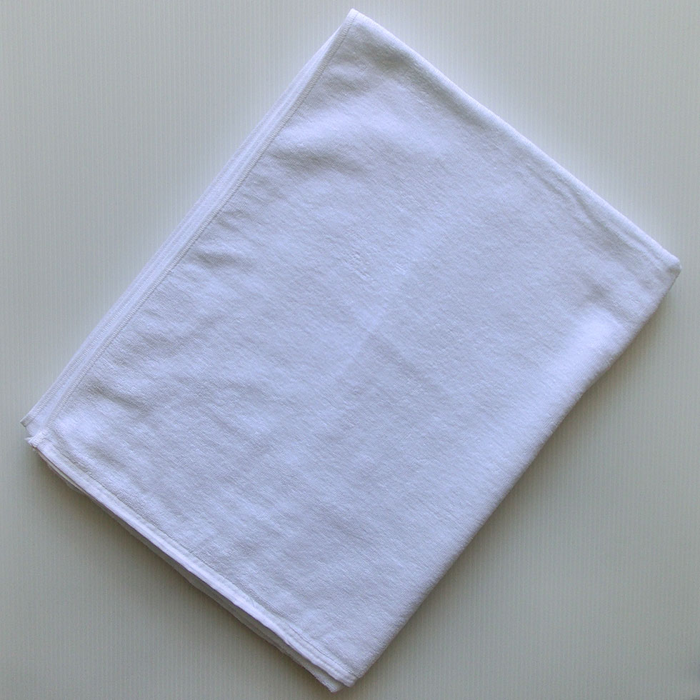 レピア織超特大業務用バスタオル（生地色：白）：10枚組