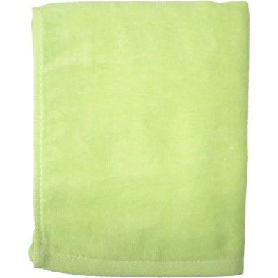 中国製シャーリングフェイスタオル色：ライム
