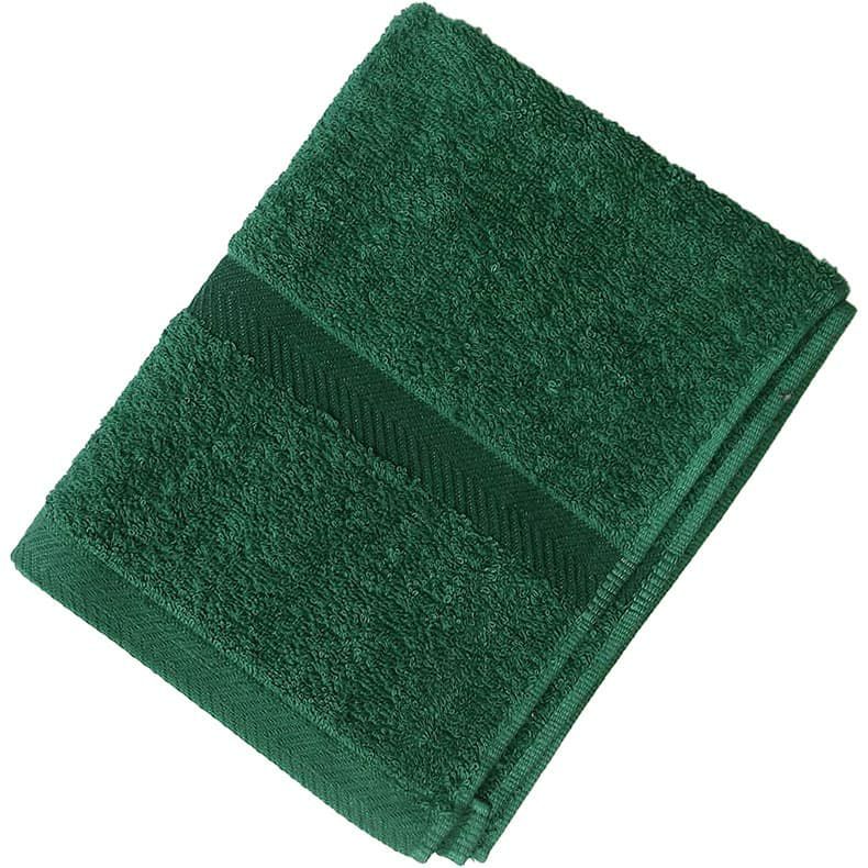 コーマ糸カラーフェイスタオル色：ピーコックグリーン