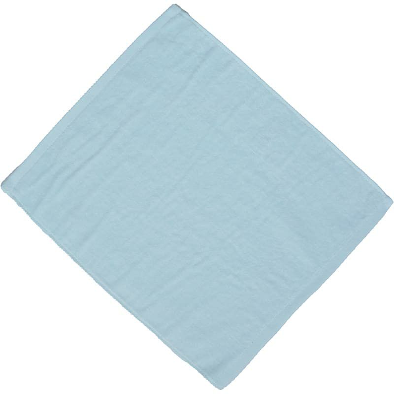 中国製シャーリングフェイスタオル色：スカイ