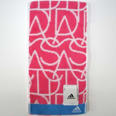 アディダスマフラータオルadidas1824のピンク色