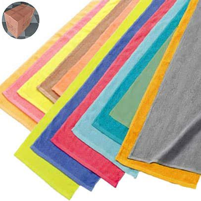 240匁 32番手双糸 スレン染め業務用フェイスタオル（淡色・中色）