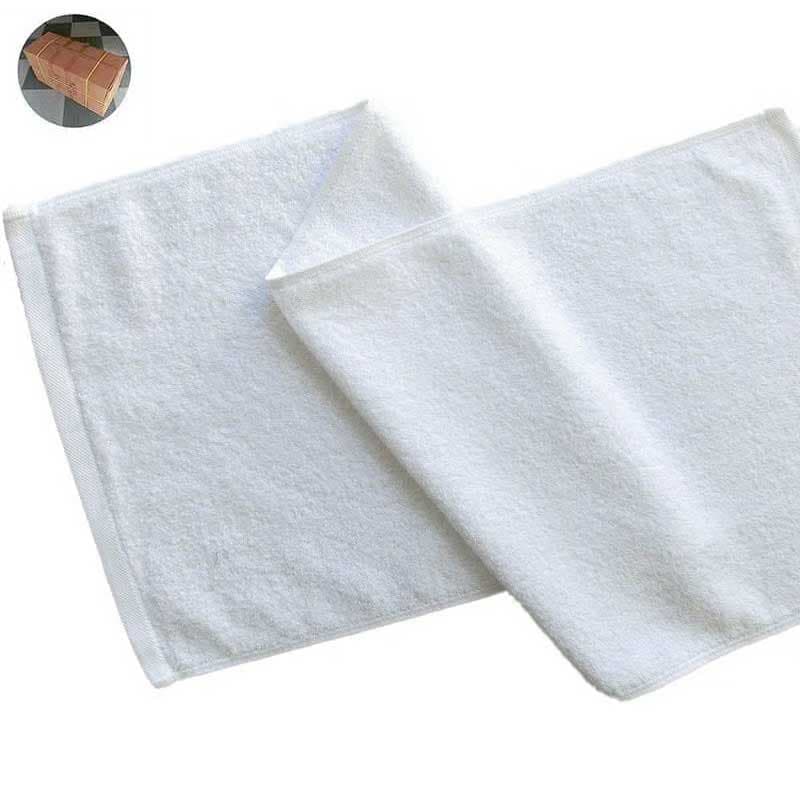 エステ用フェイスタオル（生地色：白）