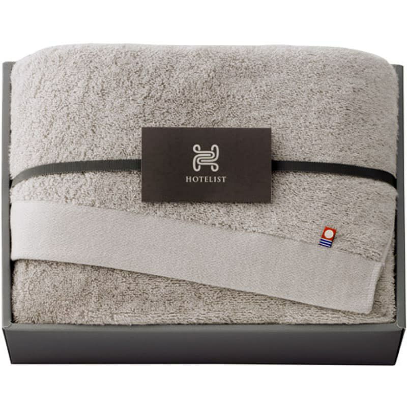HOTELISTバスタオルの色：グレージュ