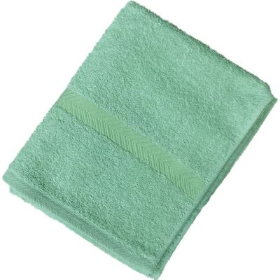 国産コーマ糸カラーフェイスタオル色：アイスグリーン