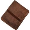 国産コーマ糸カラーフェイスタオル色：チョコレートブラウン