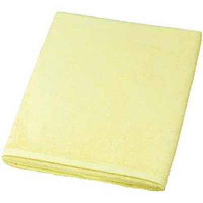 ベトナム製シャーリングバスタオル色：イエロー