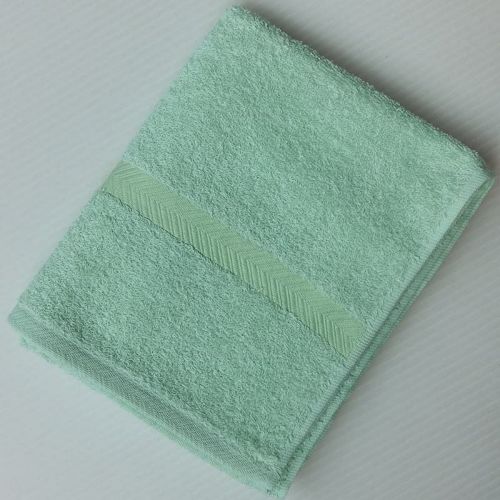 国産コーマ糸カラーバスタオル色：アイスグリーン
