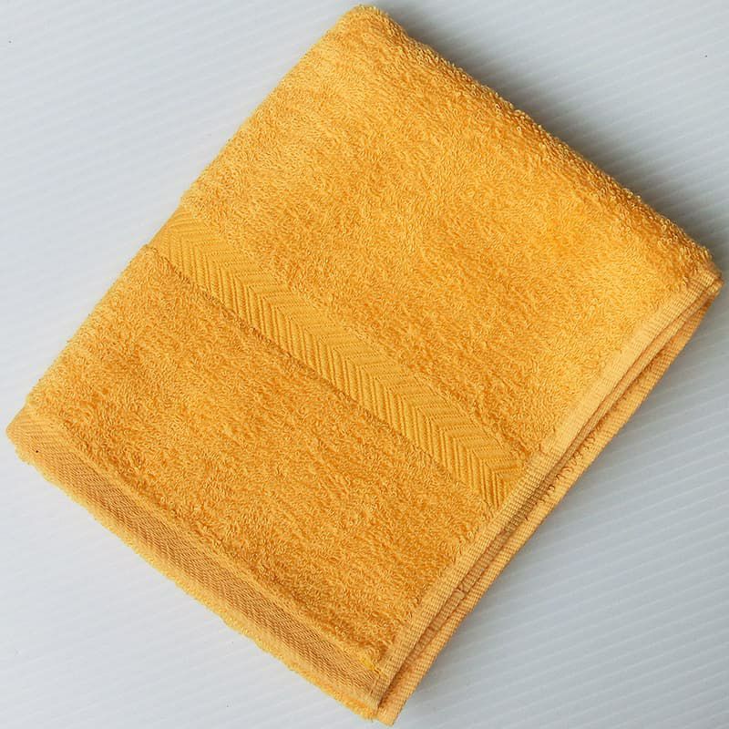 国産コーマ糸カラーバスタオル色：オリオンゴールド