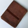 国産コーマ糸カラーバスタオル色：チョコレートブラウン