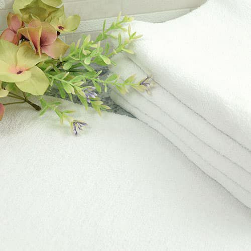 ベトナム製シリンダー白タオル【総パイル】