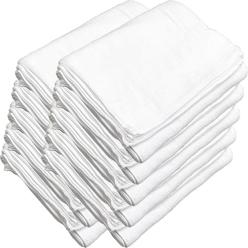 220匁ベトナム製シリンダー白タオル【総パイル】：120枚組