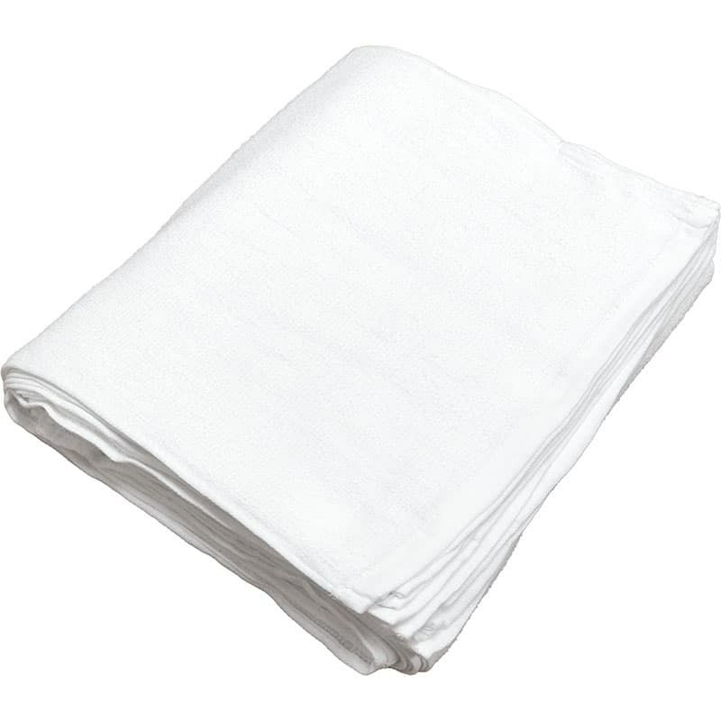 200匁ベトナム製シリンダー白タオル【総パイル】：12枚組