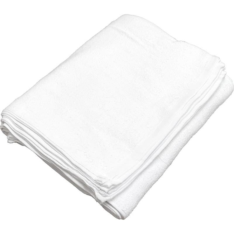 220匁ベトナム製シリンダー白タオル【総パイル】：12枚組