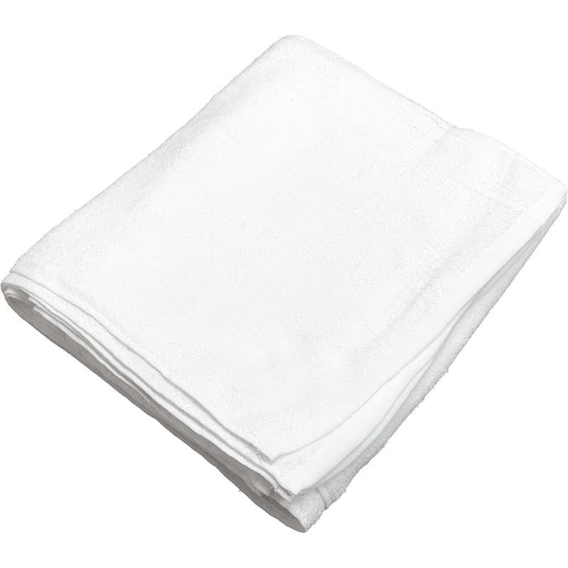 240匁ベトナム製シリンダー白タオル【総パイル】：12枚組