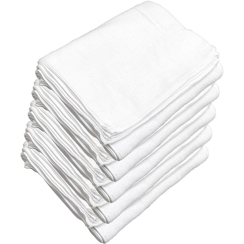 220匁ベトナム製シリンダー白タオル【総パイル】：60枚組