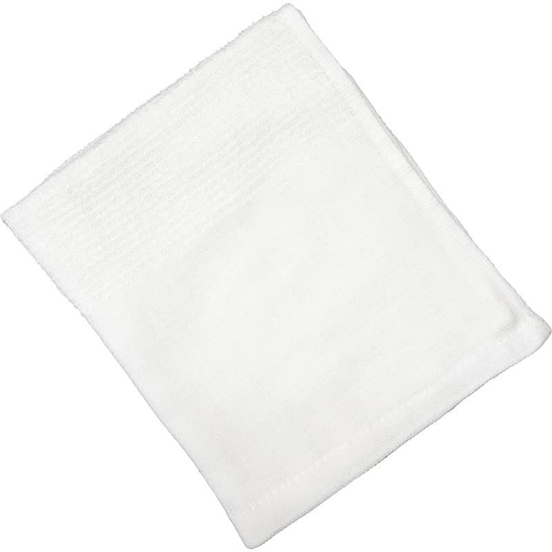 120匁ベトナム製シリンダー白タオル【平地付き】：サンプル1枚