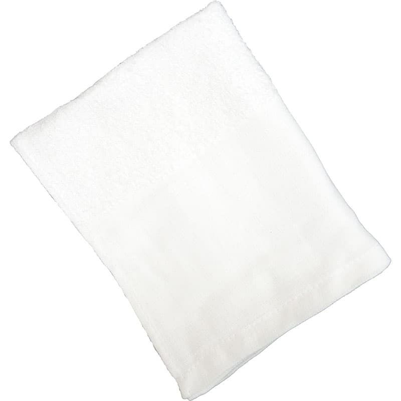 180匁ベトナム製シリンダー白タオル【平地付き】：サンプル1枚