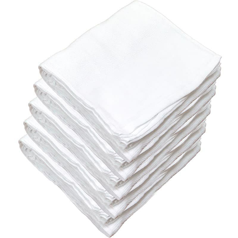 100匁ベトナム製シリンダー白タオル【平地付き】：60枚組