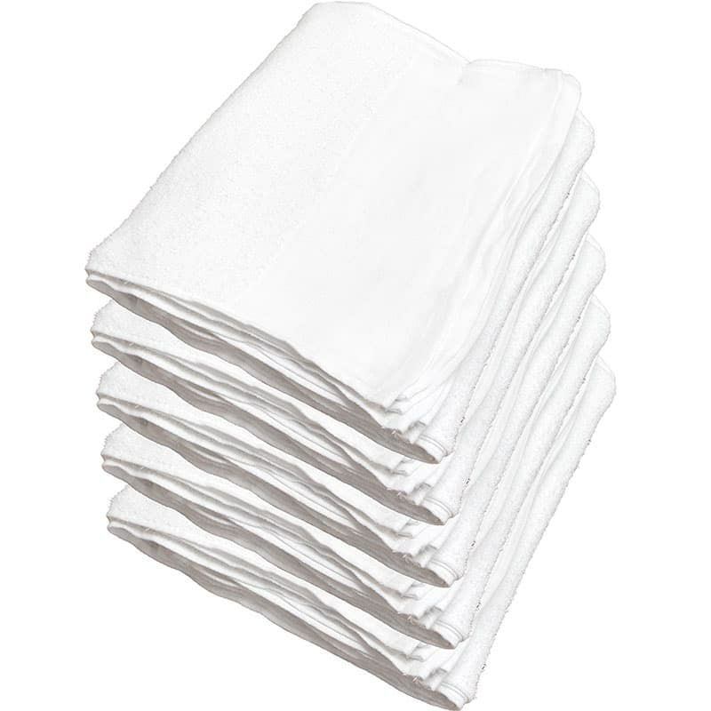 140匁ベトナム製シリンダー白タオル【平地付き】：60枚組