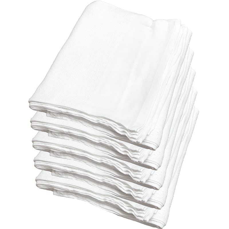 160匁ベトナム製シリンダー白タオル【平地付き】：60枚組