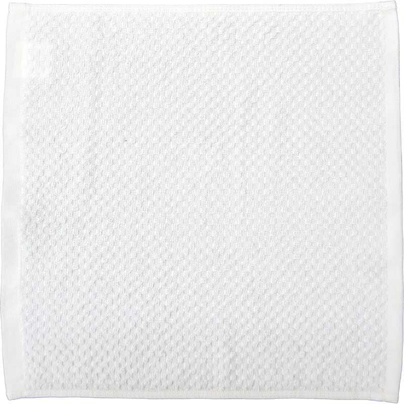 120匁ダイスジャガード織白おしぼり表面