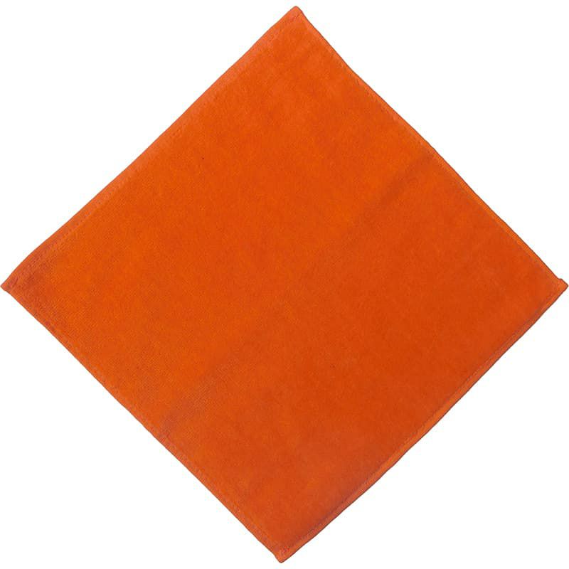 抗菌防臭カラーシャーリングタオルハンカチ色：オレンジ