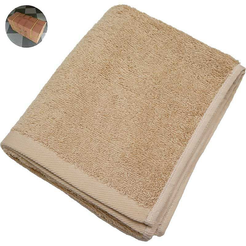 新疆綿スレン染フェイスタオル420匁（モカ）：96枚組