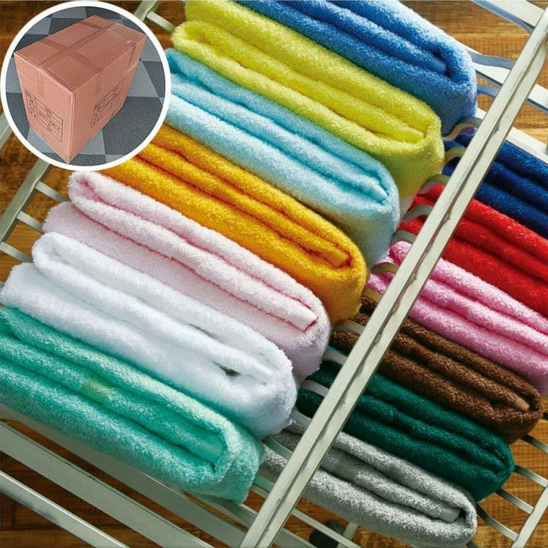 ハネシカ国産泉州コーマ糸カラーハンドタオル（白）：1ケース600枚組