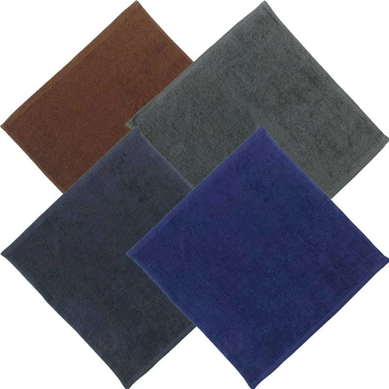 120匁 32番手双糸 スレン染め業務用おしぼりタオル（濃色）