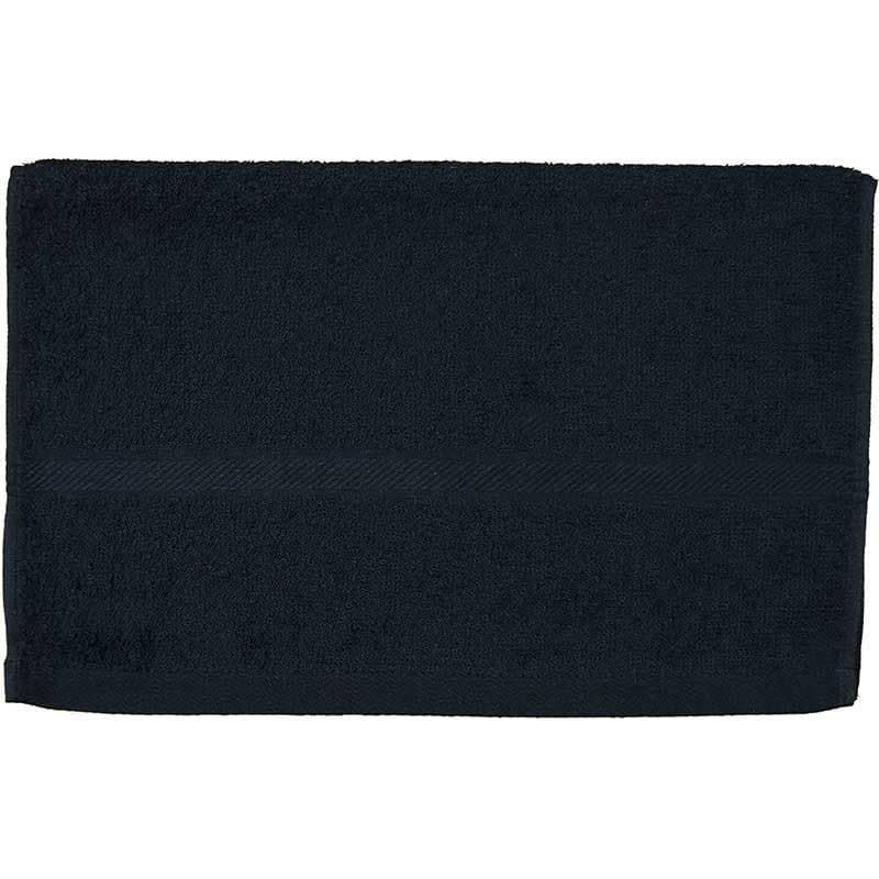 32色プレーン黒ソフトタオル
