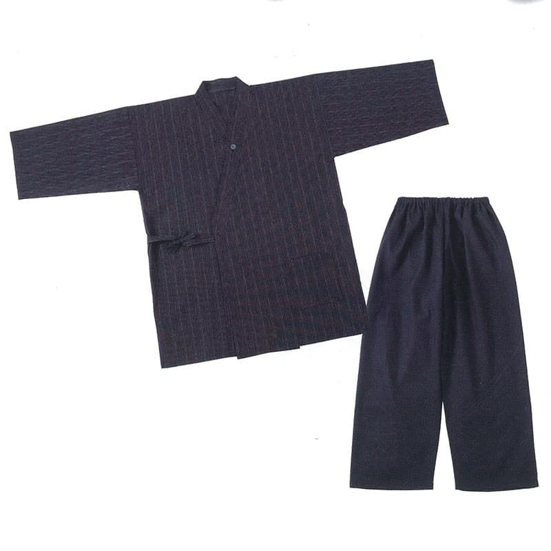 紬調 和の極み作務衣上下セット