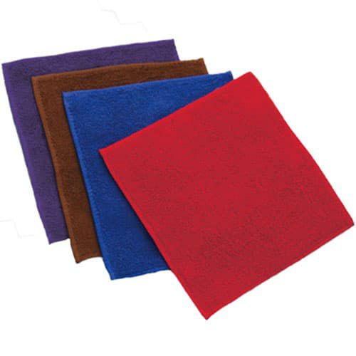 20cm抗菌防臭加工カラーミニタオルハンカチ(濃色）