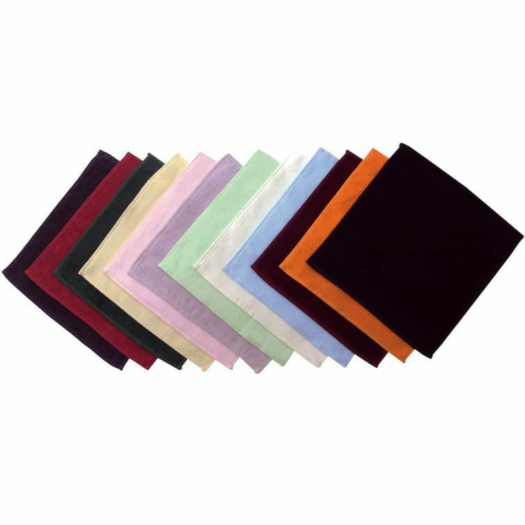 25cm抗菌防臭加工シャーリングタオルハンカチ（カラー）