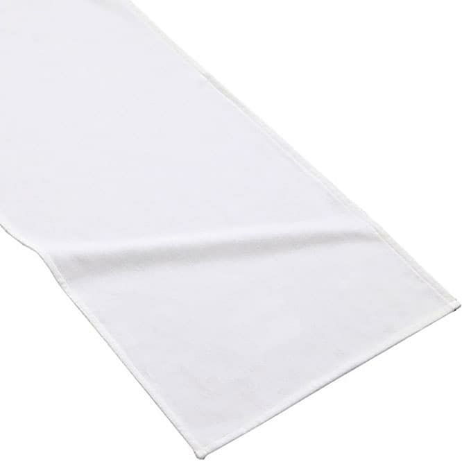 高密度シャーリング白スポーツタオル