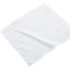 20cm高密度シャーリング白タオルハンカチ四方ヘム