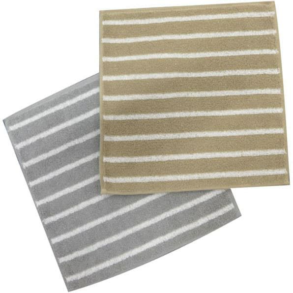 ボーダーストライプタオルハンカチ