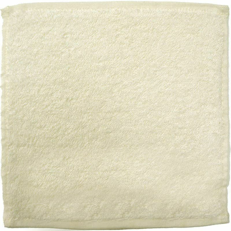 25cmオーガニックコットンタオルハンカチ（無漂白）