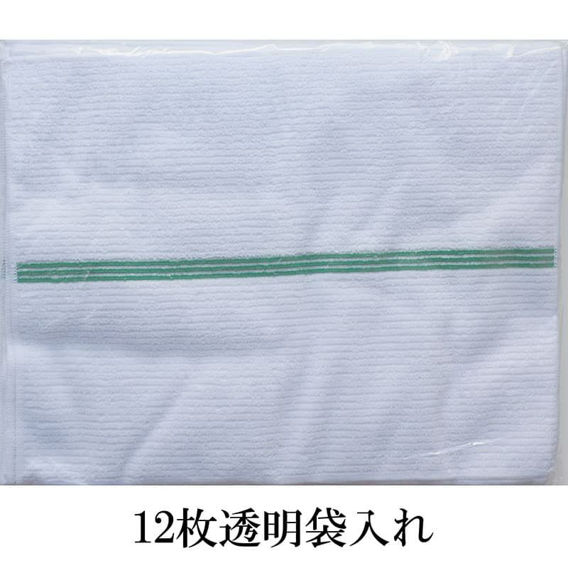 生地色：グリーン12枚透明袋入れ