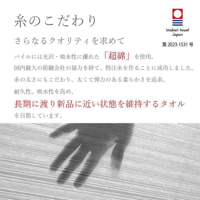 HOTELISTタオルの説明