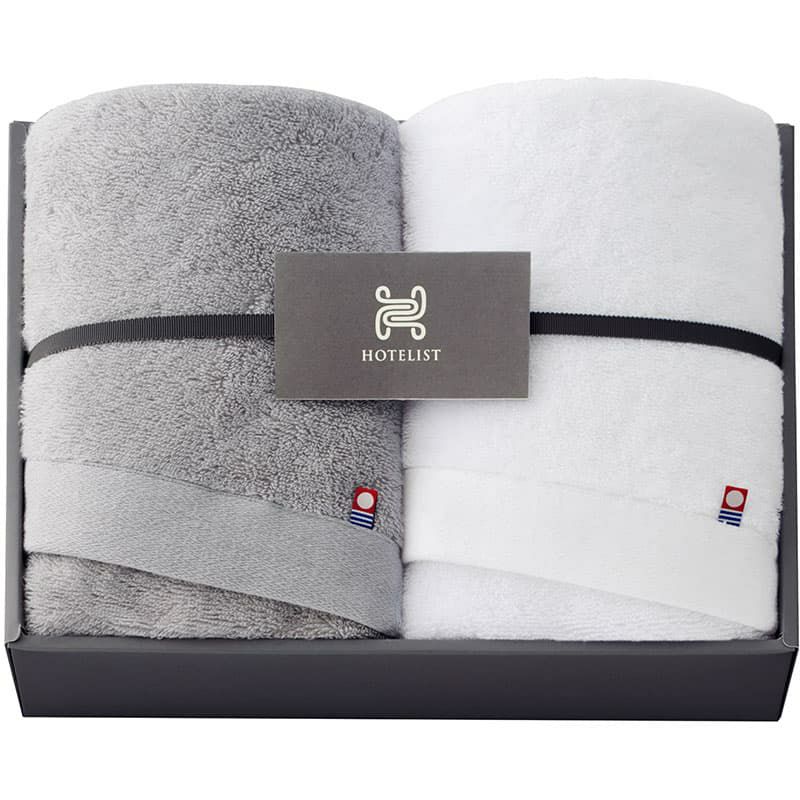 HOTELISTフェイスタオル：2枚箱入ギフト