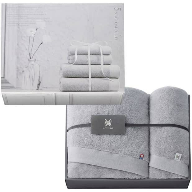 HOTELISTギフトセット バスタオル1枚・フェイスタオル1枚