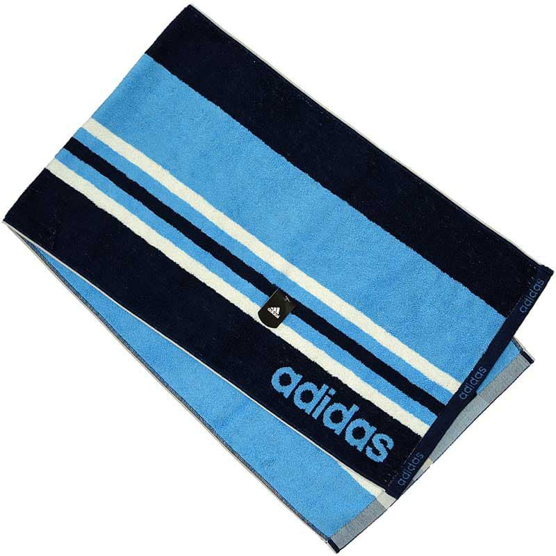 アディダススポーツタオルAD-BG色：ブルー