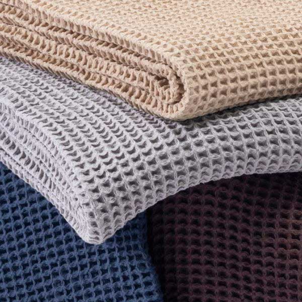 タオルケット：ワッフルケット生地拡大