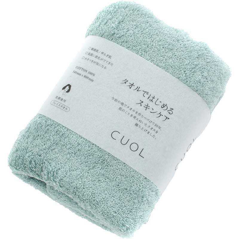 フェイスタオルCUOLの色：ミント