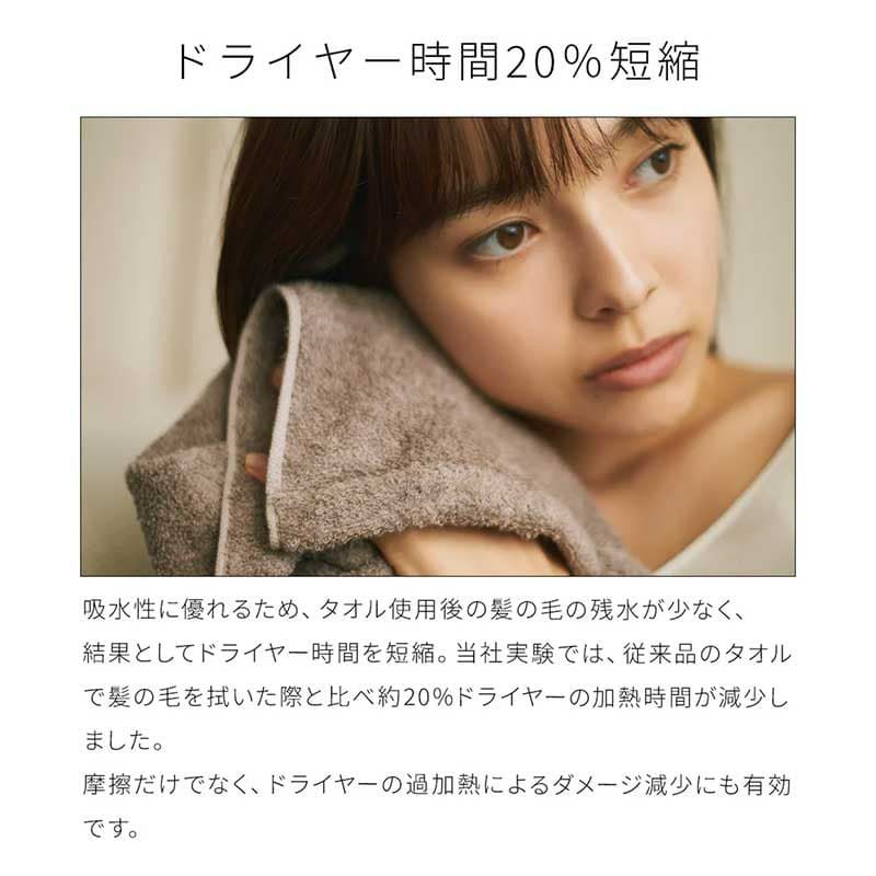 擦らなくてもしっかり吸水